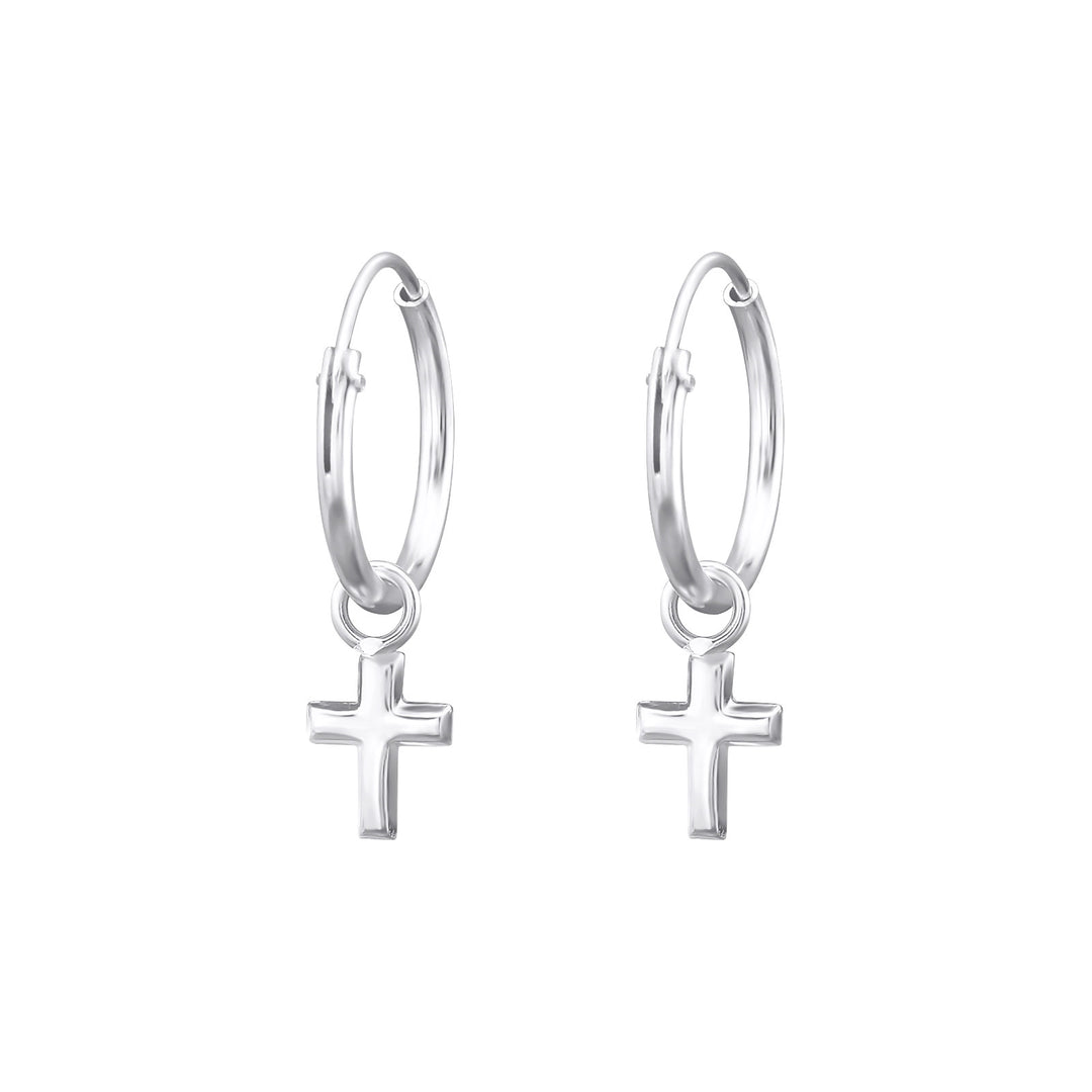 Oorringen Cross 12mm