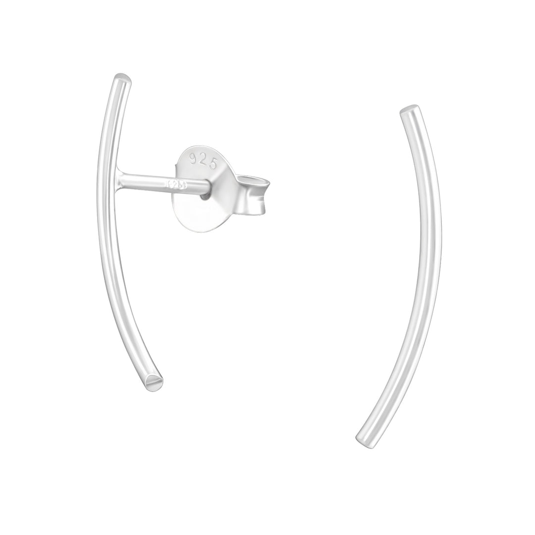 Oorstekers Zilver Subtle Bow