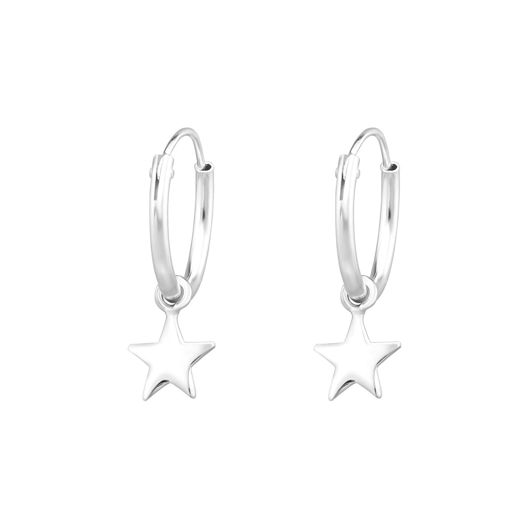 Oorringen Stars 12mm